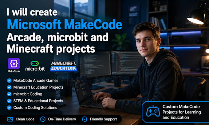 develop minecraft education microsoft makecode and microbit coding projects