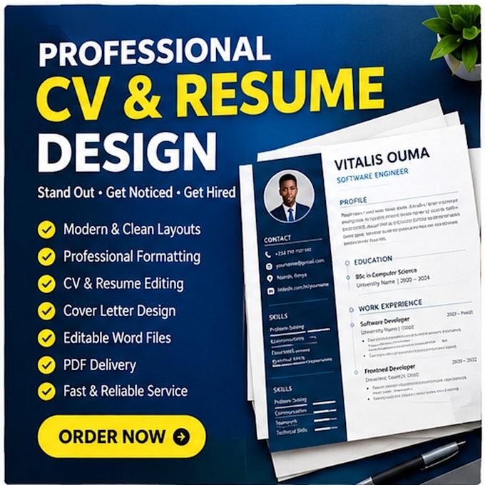 create, edit, and format a professional CV or resume