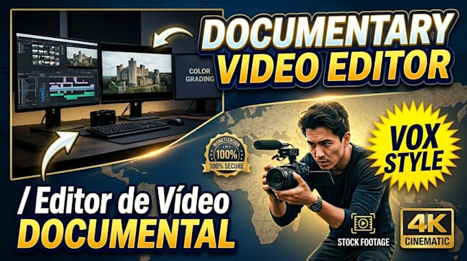 edit vox style cash cow documentary or editor de video documental