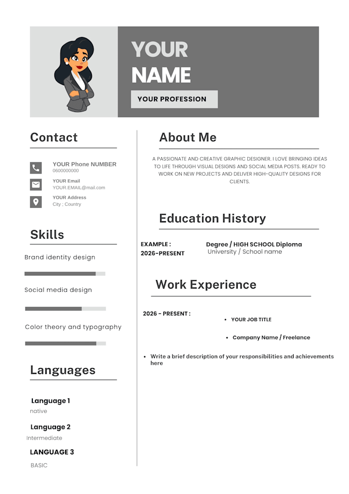 be your virtual assistant for canva design and translation
