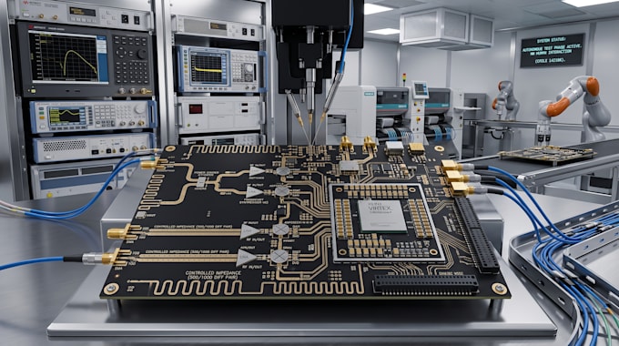 develop complex rf pcb, controlled impendence pcb and hardware design