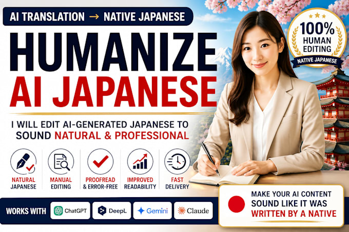 fix awkward ai translated japanese and make it sound native