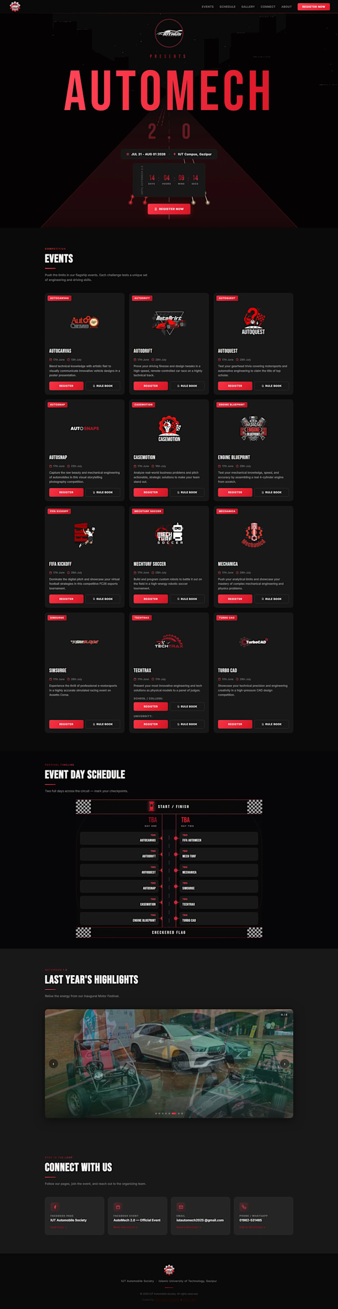 develop aesthetic full stack websites