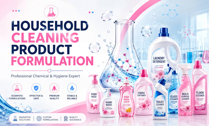formulate professional household hygiene, cleaning products