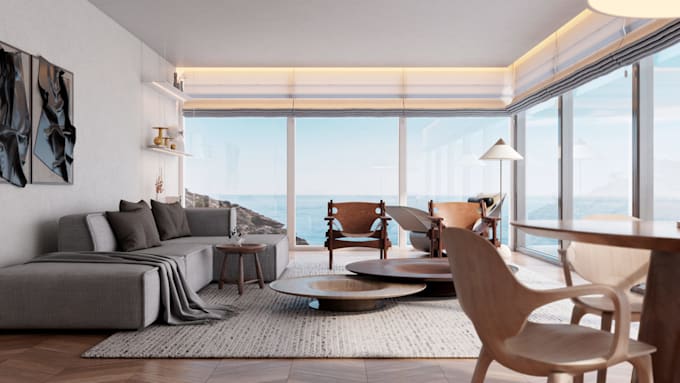 create realistic interior render