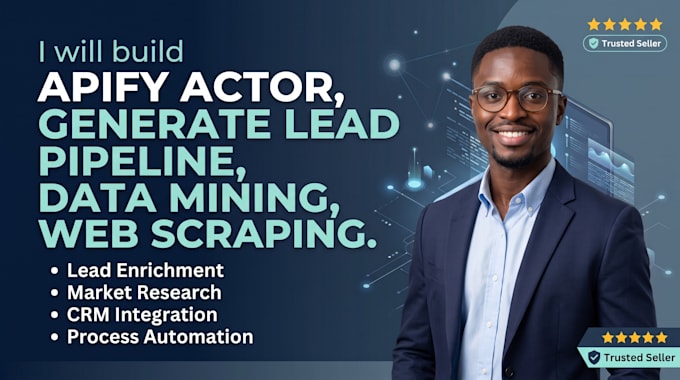 build apify actor, generate lead pipeline, data mining, web scraping