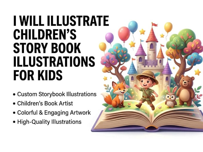 draw children story illustrations