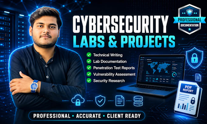 help you with cybersecurity labs, projects and technical reports