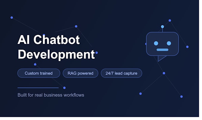 develop a custom ai chatbot for your business website