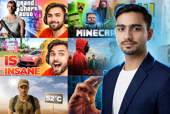 do creative, viral, and stunning youtube thumbnail