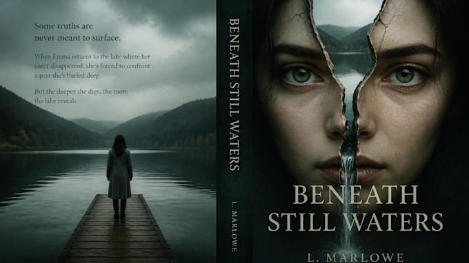 do fantasy book cover, thriller book cover design