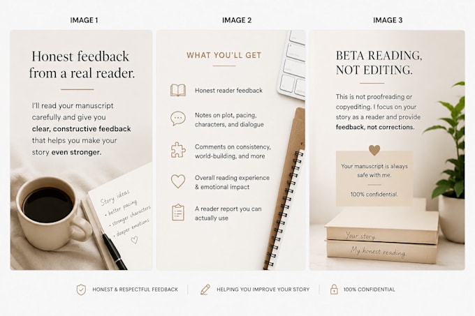 be your beta reader and provide honest feedback