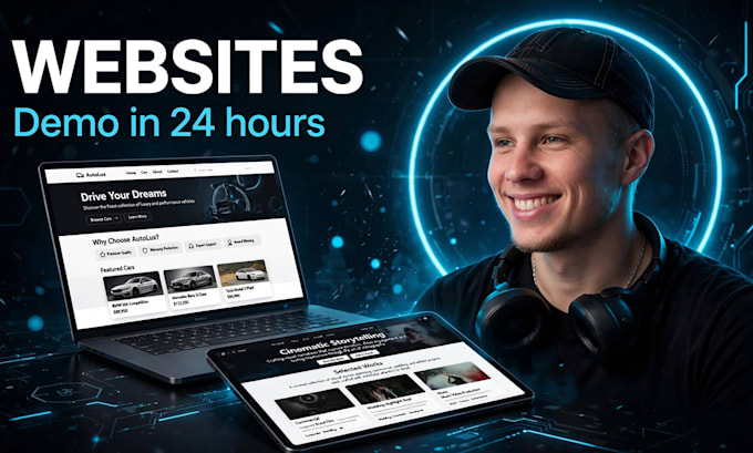 design and develop a modern landing page that converts