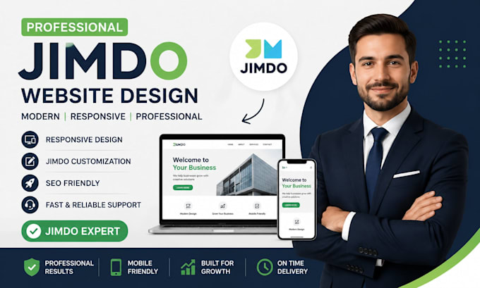 design responsive jimdo website redesign  jimdo website builder jimdo expert