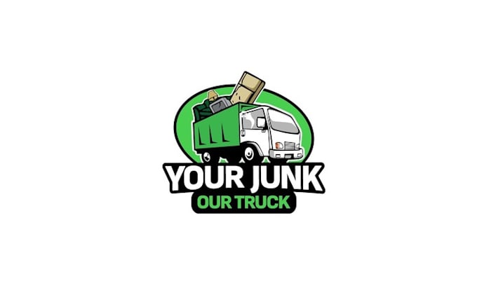 design fun grabbing junk removal company logo