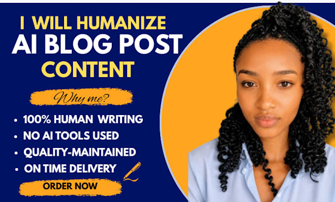 humanize chatgpt blog posts into natural, engaging content