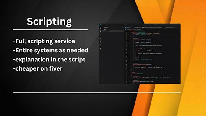 make a script for almost any programming language