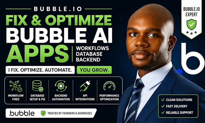 fix bubble ai app workflows, database and backend issues