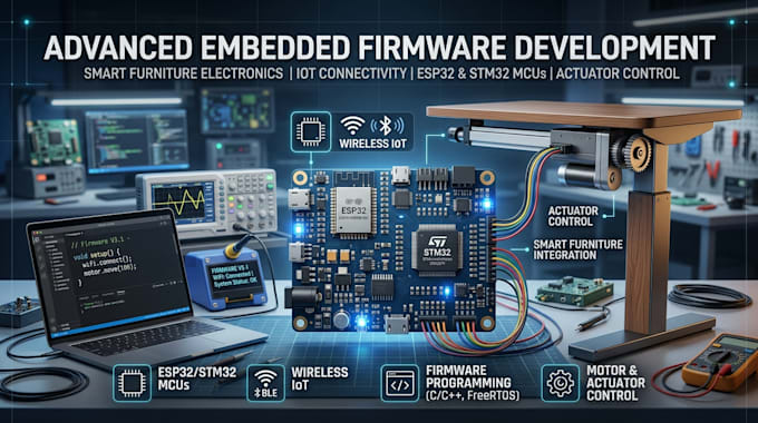 develop custom firmware for embedded systems