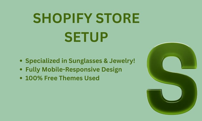 design shopify store and set up  shopify dropshipping website
