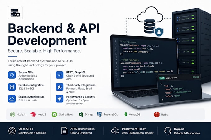 build scalable rest apis and backend systems