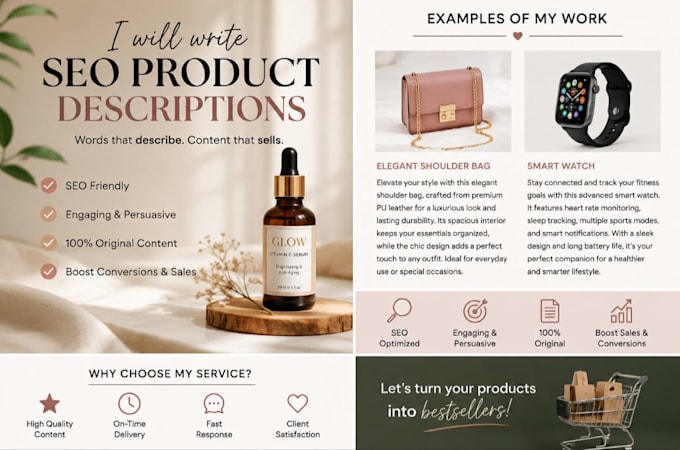 write SEO product descriptions that increase sales