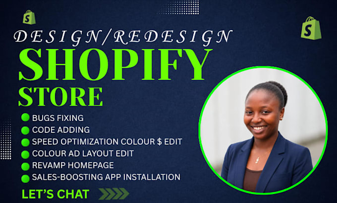 customize fix edit update shopify website design or redesign your store