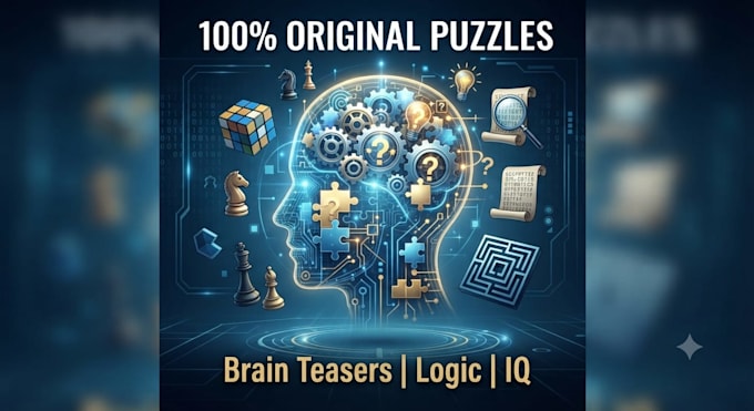 create original brain teaser logic and iq puzzles