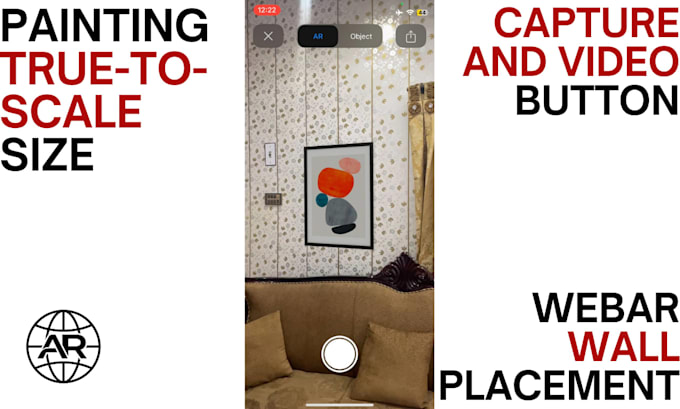 create a webar augmented reality 3d experience for android and ios