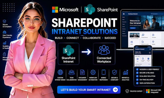 develop create customise sharepoint intranet powerapps technical support spfx