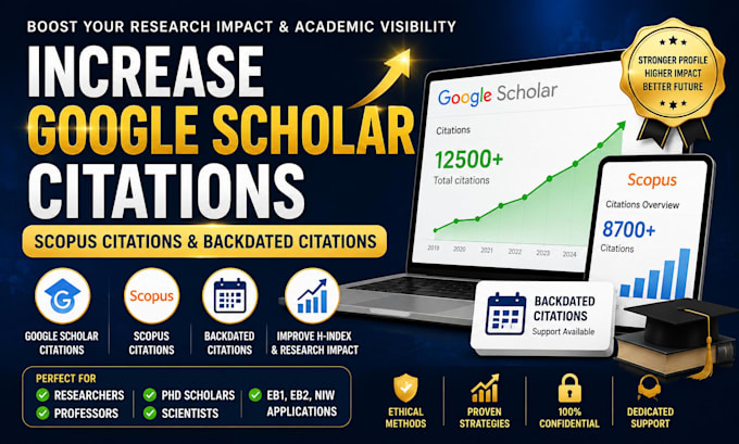 increase google scholar citations, scopus citations, and backdated citation