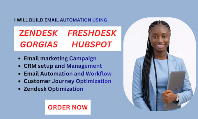 set up zendesk, freshdesk, gorgias for customers support