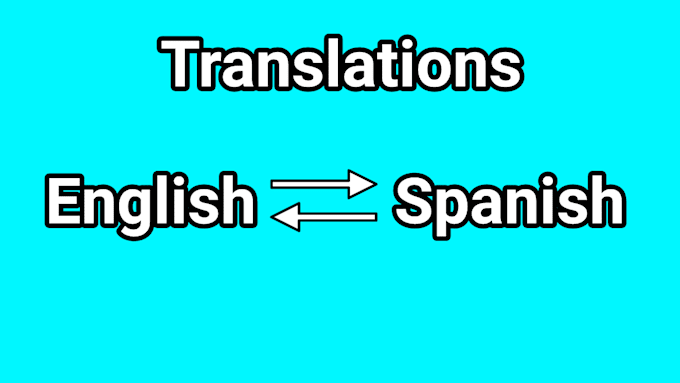 translate texts to spanish or english
