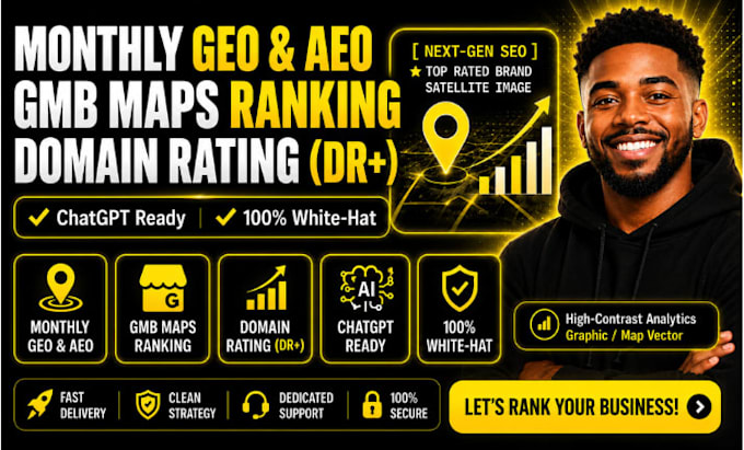 do website monthly GEO aeo gmb ranking and SEO services