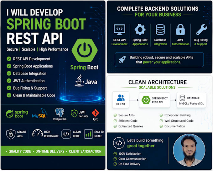 develop spring boot rest API