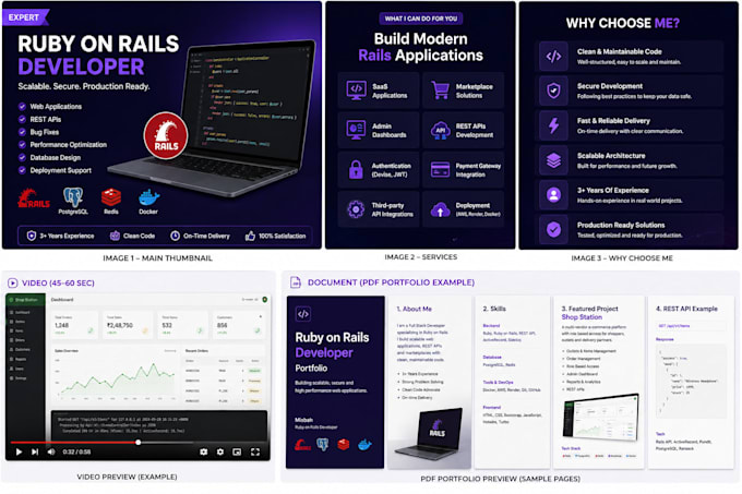 develop, fix, and optimize your ruby on rails web application