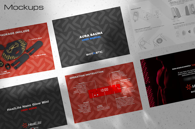 design product catalogs user manuals and technical documents
