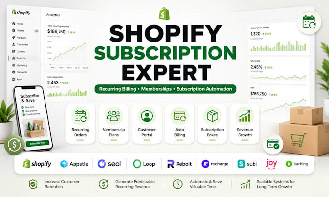 do shopify subscription kaching appstle seal loop rebold charge super subi joy