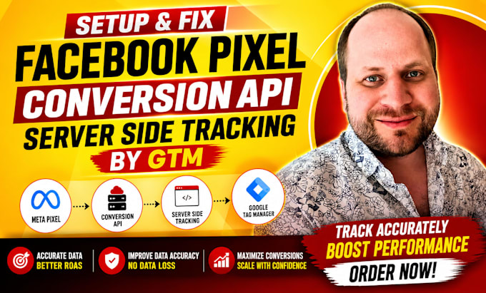 setup facebook pixel conversion API, server side tracking, fix meta pixel by GTM