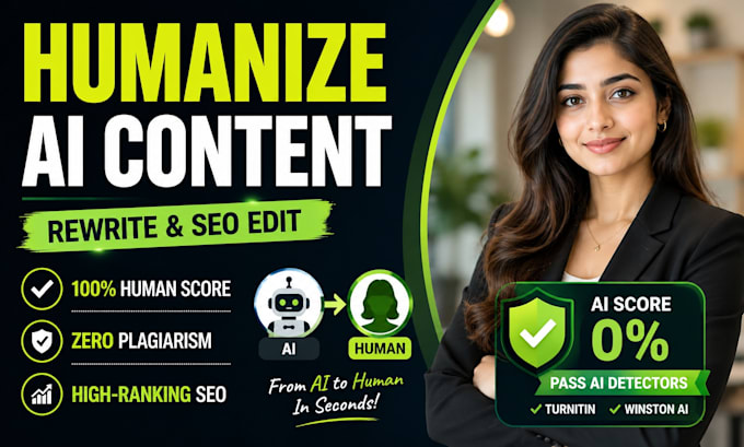 humanize ai content, edit, and rewrite SEO content