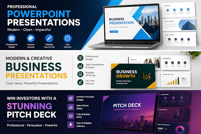 create professional ai powerpoint presentations and pitch decks