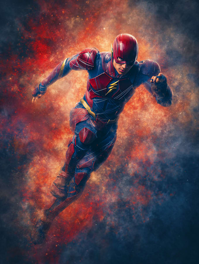 make amazing custom super hero portrait