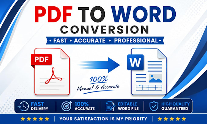 do PDF to word conversion