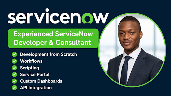 be your senior servicenow developer