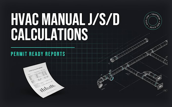 hvac manual j manual s manual d report for permit approval