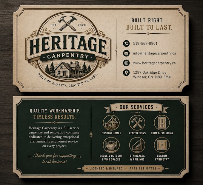 create high quality business cards