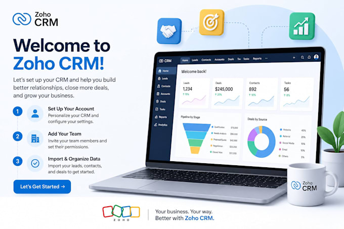 setup zoho salesforce crm