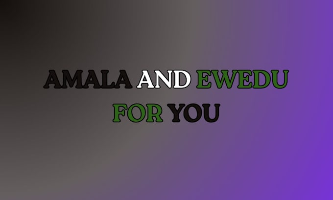 do amala and ewedu