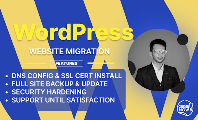 migrate wordpress site to new host or change domain name