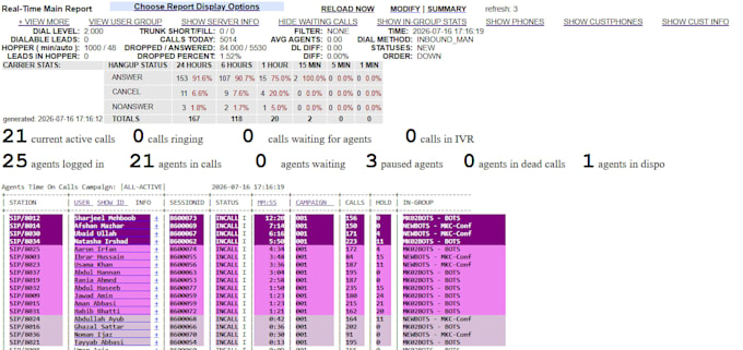 configure and troubleshoot vicidial, voip system